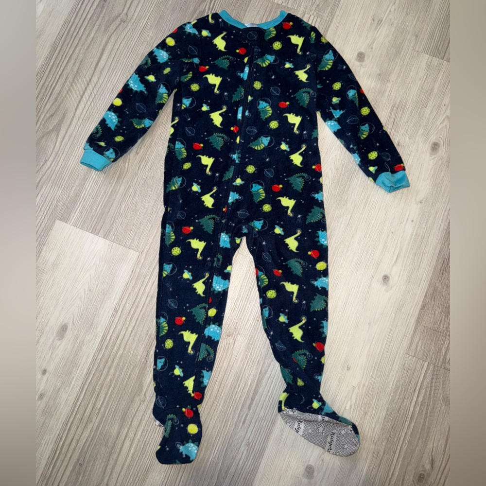 Cozy Dinosaur Print Pajama Onesie